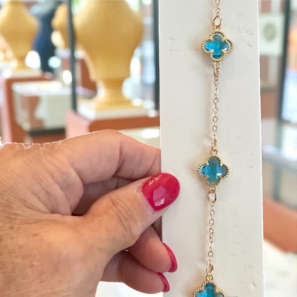 Elegant Gold‎ and Blue Bracelet NWT